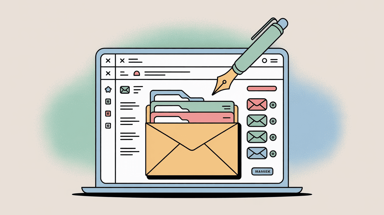 Inbox Zero email management interface showing organized clean inbox dashboard